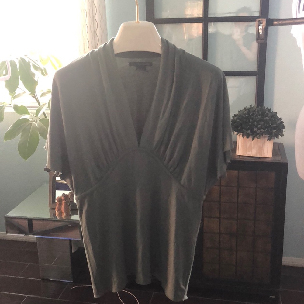 Green blouse
